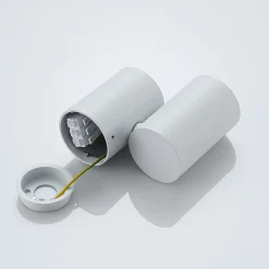 Arcchio loftlampe Gesina, 1-lys, hvid, aluminium, 11,6 cm