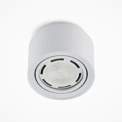 Arcchio loftlampe Walisa, Ø 15 cm, hvid, metal, GU10