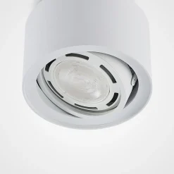 Arcchio loftlampe Walisa, Ø 15 cm, hvid, metal, GU10