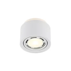 Arcchio loftlampe Walisa, Ø 15 cm, hvid, metal, GU10