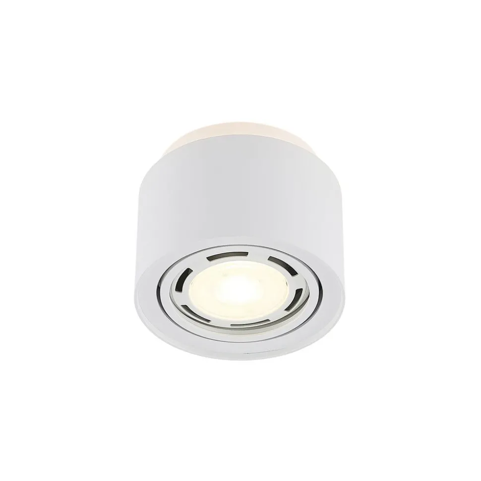Arcchio loftlampe Walisa, Ø 15 cm, hvid, metal, GU10