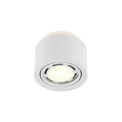 Arcchio loftlampe Walisa, Ø 15 cm, rund, hvid, sæt med 3 stk