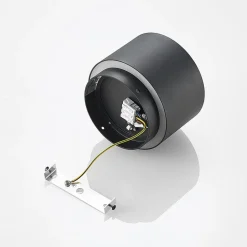 Arcchio loftlampe Walisa, Ø 15 cm, sort, metal, GU10