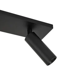 Arcchio loftspot Brinja Slim, sort, 3 lyskilder GU10 MR11
