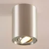 Arcchio loftspot Jolina, rund, grå, 13 cm, metal