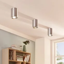 Arcchio loftspot Jolina, rund, sæt med 2, aluminium