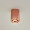 Arcchio loftspot Jolina, rund, kobber, 13 cm, metal