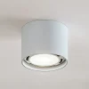 Arcchio loftspot Mabel, Ø 12 cm, hvid, metal, GU10