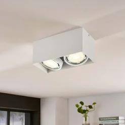Arcchio loftspot Mabel, 2 lyskilder, 27 cm, hvid, GU10
