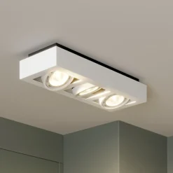 Arcchio loftspot Ronka, 50 cm, 3 lyskilder, hvid, GU10
