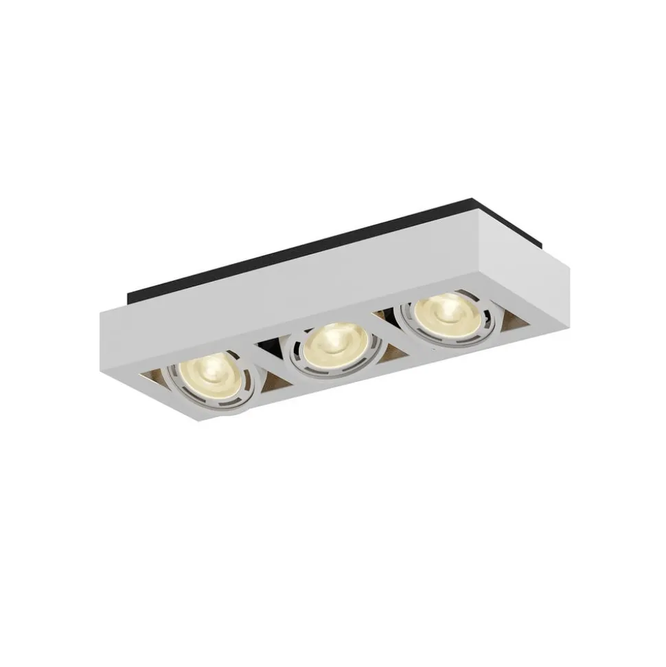 Arcchio loftspot Ronka, 50 cm, 3 lyskilder, hvid, GU10