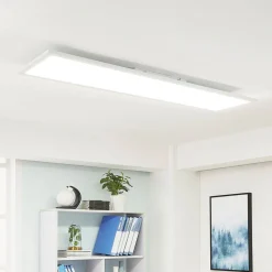 Arcchio Lysander LED-panel, CCT, 119cm 55W, hvid