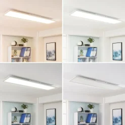 Arcchio Lysander LED-panel, CCT, 119cm 55W, hvid