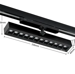 Arcchio Millay LED track spotlight sort 4000K