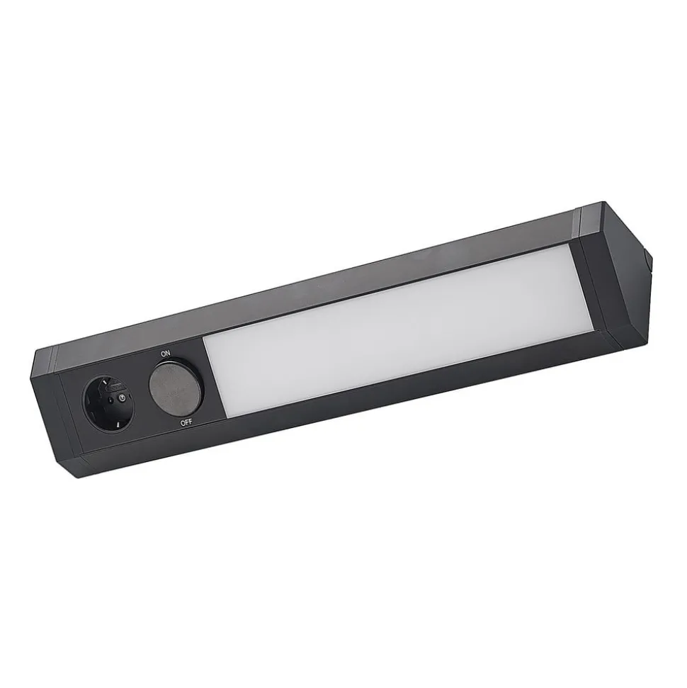 Arcchio Mitari LED-underskabsbelysning, sort
