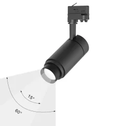 Arcchio Nanna LED track spot sort 3000K 12W