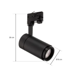 Arcchio Nanna LED track spot sort 4000K 21W