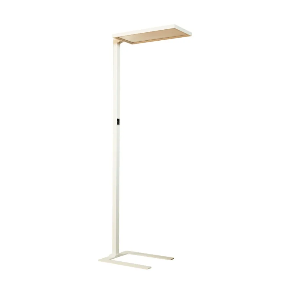 Arcchio Nelus LED-gulvlampe til kontor sensor hvid