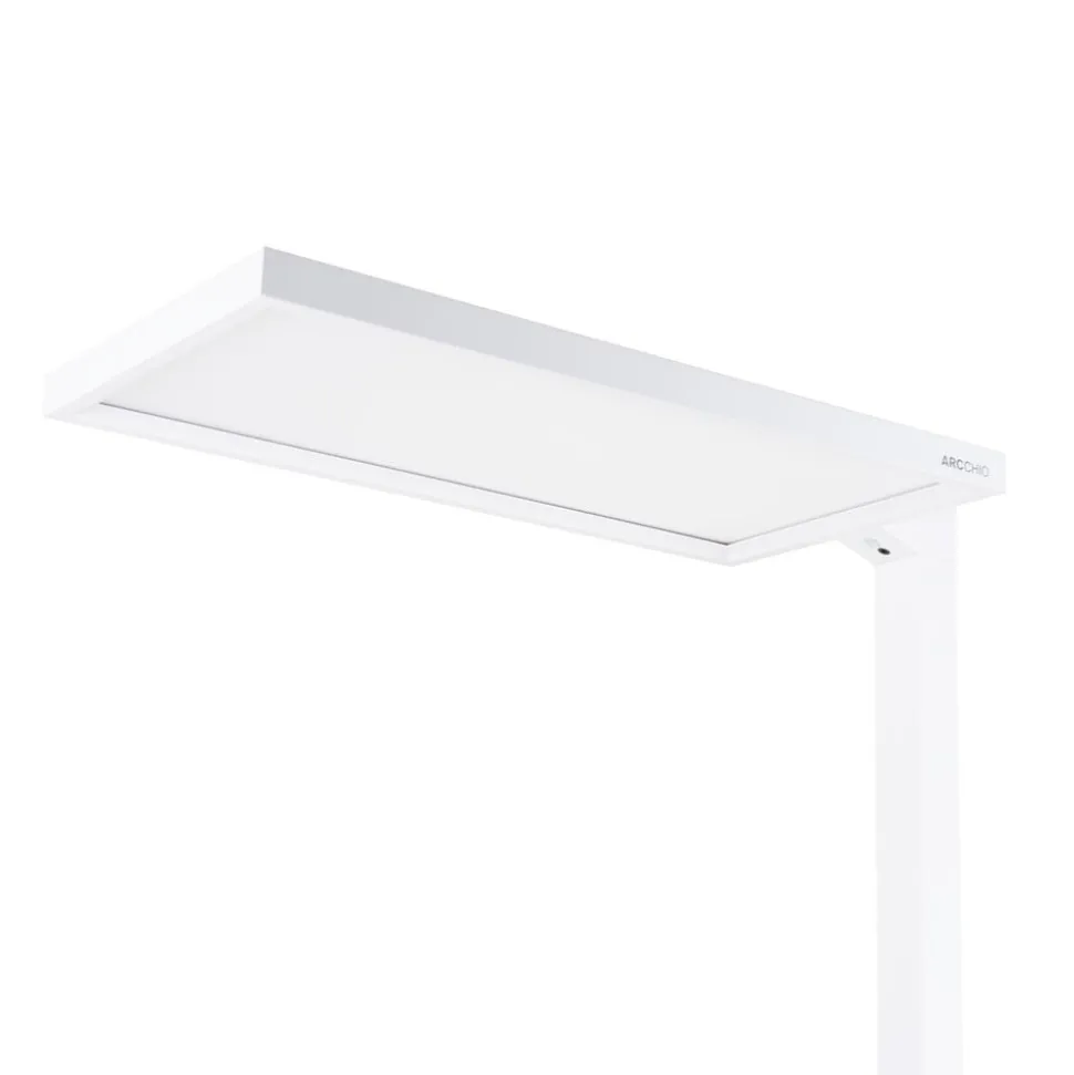 Arcchio Nelus LED-gulvlampe til kontor sensor hvid