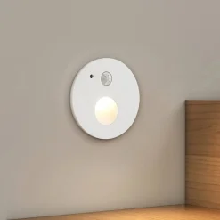 Arcchio Neru LED indbygningslampe, rund, hvid