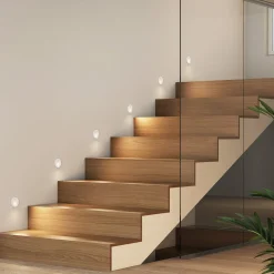 Arcchio Neru LED indbygningslampe, rund, hvid