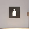 Arcchio Neru LED-lampe sensor kantet sort
