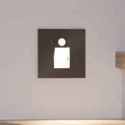 Arcchio Neru LED-lampe sensor kantet sort