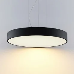 Arcchio Noabelle LED-hængelampe, sort, 80 cm