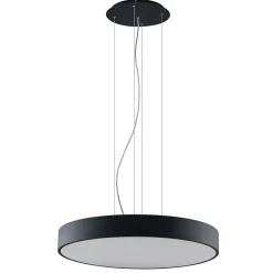 Arcchio Noabelle LED-hængelampe, sort, 80 cm