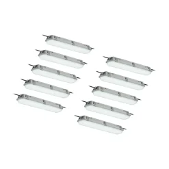 Arcchio Rao LED-vådrumslampe, længde 61,8 cm, sæt med 10 stk