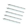 Arcchio Rao LED-vådrumslampe, længde 121,5 cm, sæt med 5 stk