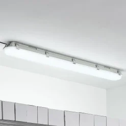 Arcchio Rao LED-vådrumslampe, længde 121,5 cm, sæt med 5 stk