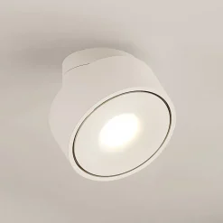 Arcchio Rotari LED-loftlampe, hvid, drejelig, metal