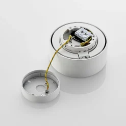 Arcchio Rotari LED-loftlampe, hvid, drejelig, metal
