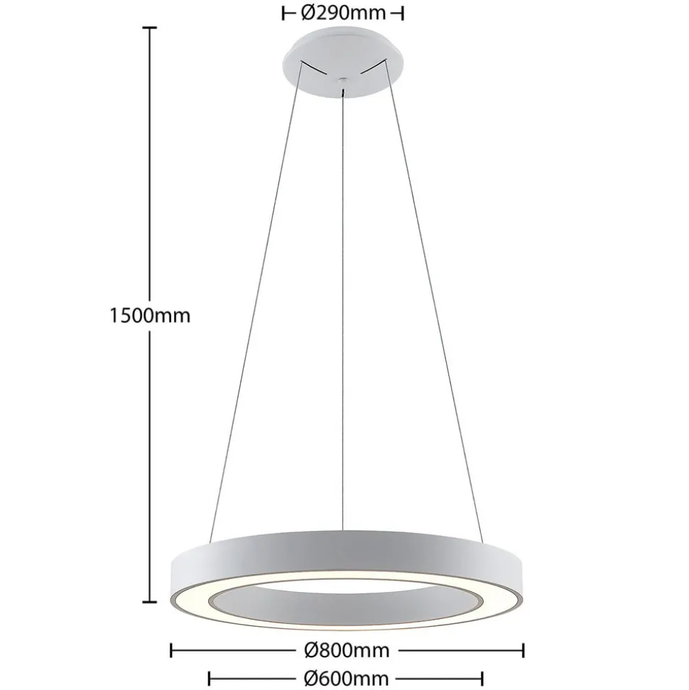 Arcchio Sharelyn LED-pendellampe, 80 cm