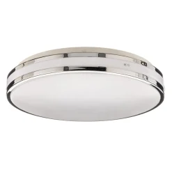 Arcchio Sinovu LED-loftlampe til badeværelset, krom, 34 cm