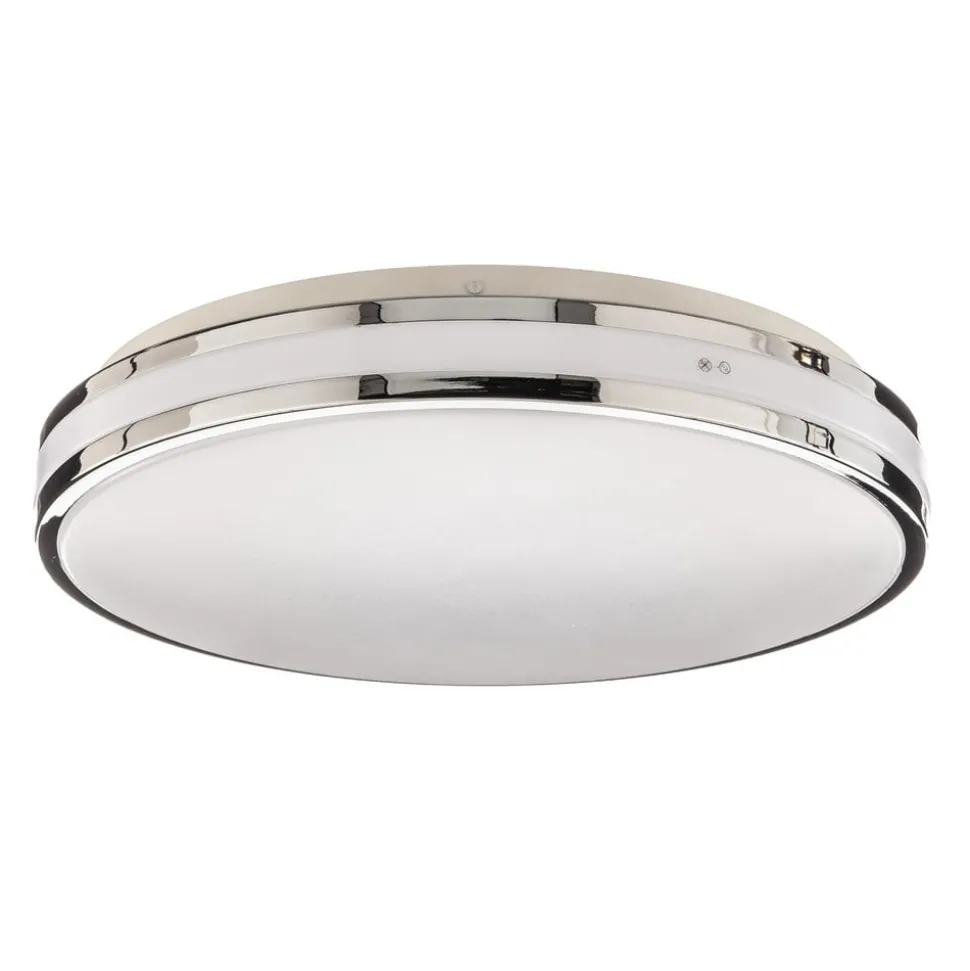 Arcchio Sinovu LED-loftlampe til badeværelset, krom, 34 cm
