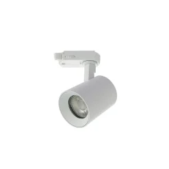 Arcchio skinnespot Iavo, hvid, 13 cm, 3-faset, GU10