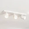 Arcchio spotlight Brinja, hvid, kantet, Ø 7 cm, 3 lyskilder, GU10