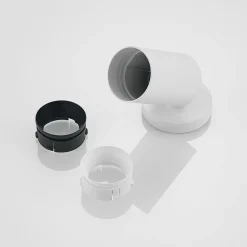 Arcchio spotlight Brinja, hvid, rund, 12 cm høj, Ø 6 cm