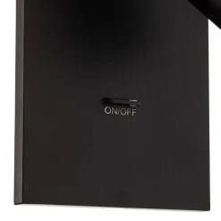 Arcchio spotlight Brinja, sort, metal, USB-C, afbryder