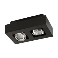 Arcchio spotlight Vince, 25 cm, sort, metal, GU10