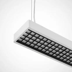 Arcchio Susi LED-kontorhængelampe, hvid, 120 cm, 4.000K, DALI