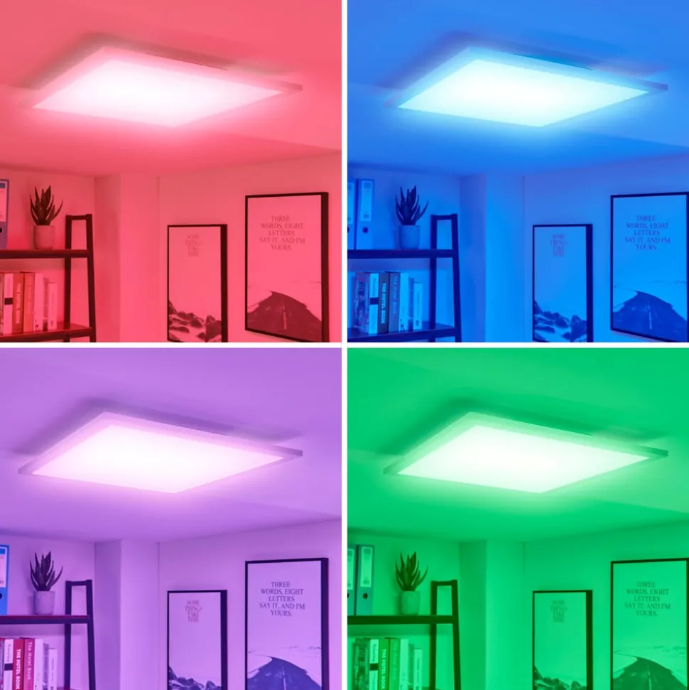 Arcchio Tinus LED-panel, RGB, 45 cm x 45 cm