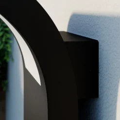Arcchio udendørs LED-væglampe Advik, antracit, IP54, sensor