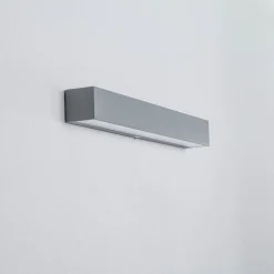 Arcchio udendørs LED-væglampe Lengo, 50 cm, 1 lyskilde, grå, CCT