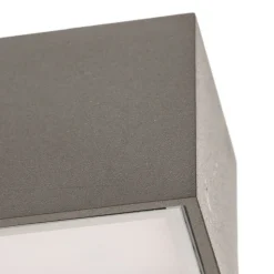 Arcchio udendørs LED-væglampe Lengo, 50 cm, 1 lyskilde, grå, CCT