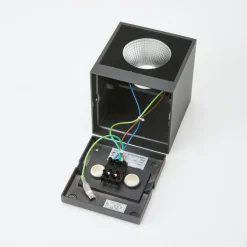 Arcchio udendørs LED-væglampe Tassnim, 12 cm, antracit, IP65