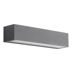 Arcchio udendørs væglampe LengoE27, 38 cm, antracit, E27, IP54