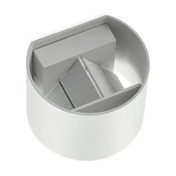 Arcchio væglampe Zuzana, rund, hvid, stik, G9, 13 cm